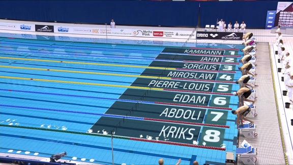Sportschau - Das Schwimmfinale Der Männer über 100 Meter Freistil