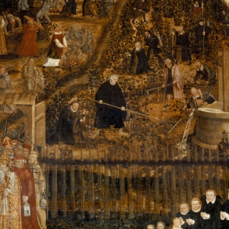 Luther im Weinberg (L.Cranach d.J.)