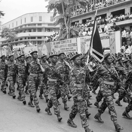 Militärparade der kongolesischen Armee  zur Feier der Unabhängigkeit Kongos (Archivbild)