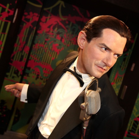 Wachsfigur von Falco in Madame Tussauds, Wien