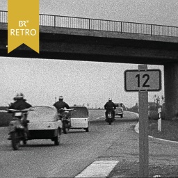 Autoverkehr auf der B12 | Bild: BR Achiv