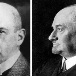 Am 16. April 1922 unterzeichneten der deutsche Außenminister Walter Rathenau (links) und sein russischer Amtskollege Georgi Wassiljewitsch Tschitscherin (rechts) im Hotel Imperiale Palace in Rapallo in Norditalien ein Abkommen, in dem beide Staaten auf gegenseitige Kriegsentschädigungen und Ansprüche verzichteten.
