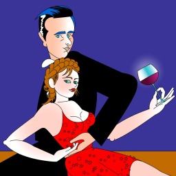Illustration zur Hörspielserie "Die Erschöpften".