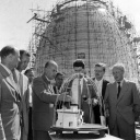 Bau des Garchinger Atomreaktors 1957