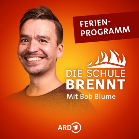 Die Schule brennt - der Bildungspodcast mit Bob Blume (SWR): Ferienprogramm (Podcast-Cover)