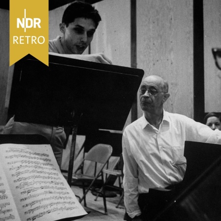 Pianist Rudolf Serkin mit Studenten bei der Probe für den Auftritt beim Marlboro Festival.