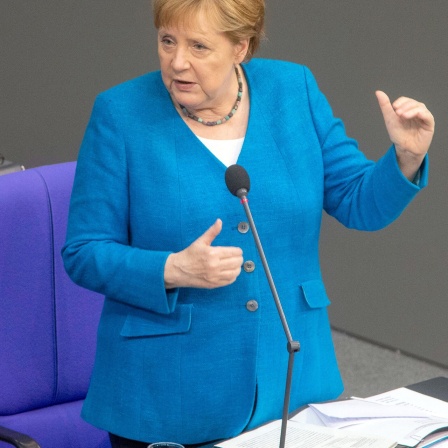 Bundeskanzlerin Angela Merkel CDU, 