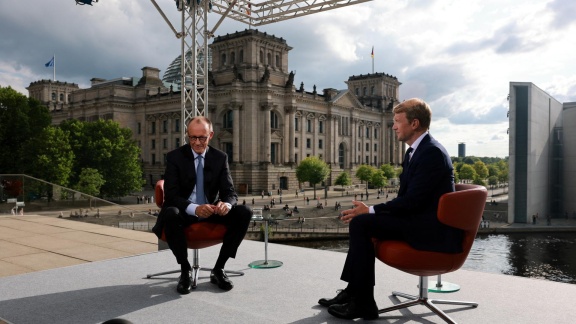 Tagesschau24 - Ard-sommerinterview Merz Stellt Sich User-fragen