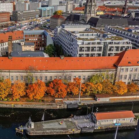 Archivbild:Die Alte Münze aus einer Luftaufnahme am 25.01.2021.(Quelle:picture alliance/Bildagentur-online/Joko)