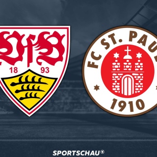 Logo VfB Stuttgart gegen FC St. Pauli