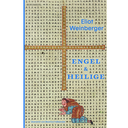 Buchcover: "Engel & Heilige" von Eliot Weinberger