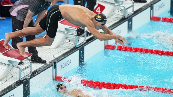 Sportschau Olympia 2024 - Deutsche 4x200-m-freistil-staffel Steht Im Finale