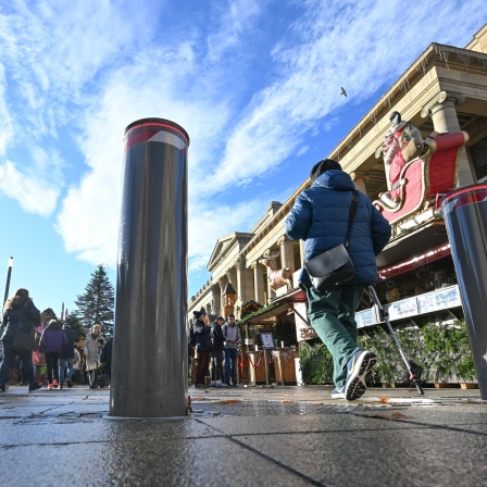 Sicherheitskonzept auf dem Stuttgarter Weihnachtsmarkt