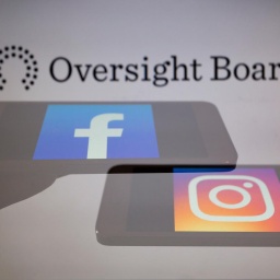 Logos von Facebook, Instagram und Meta Oversight Board