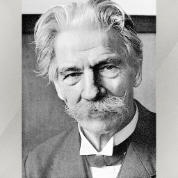 Die undatierte Fotografie zeigt den elsässischen evangelischen Theologen, Musiker und Arzt Albert Schweitzer (1875-1965)