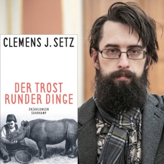 Buchcover: Clemens J. Setz: "Der Trost runder Dinge"