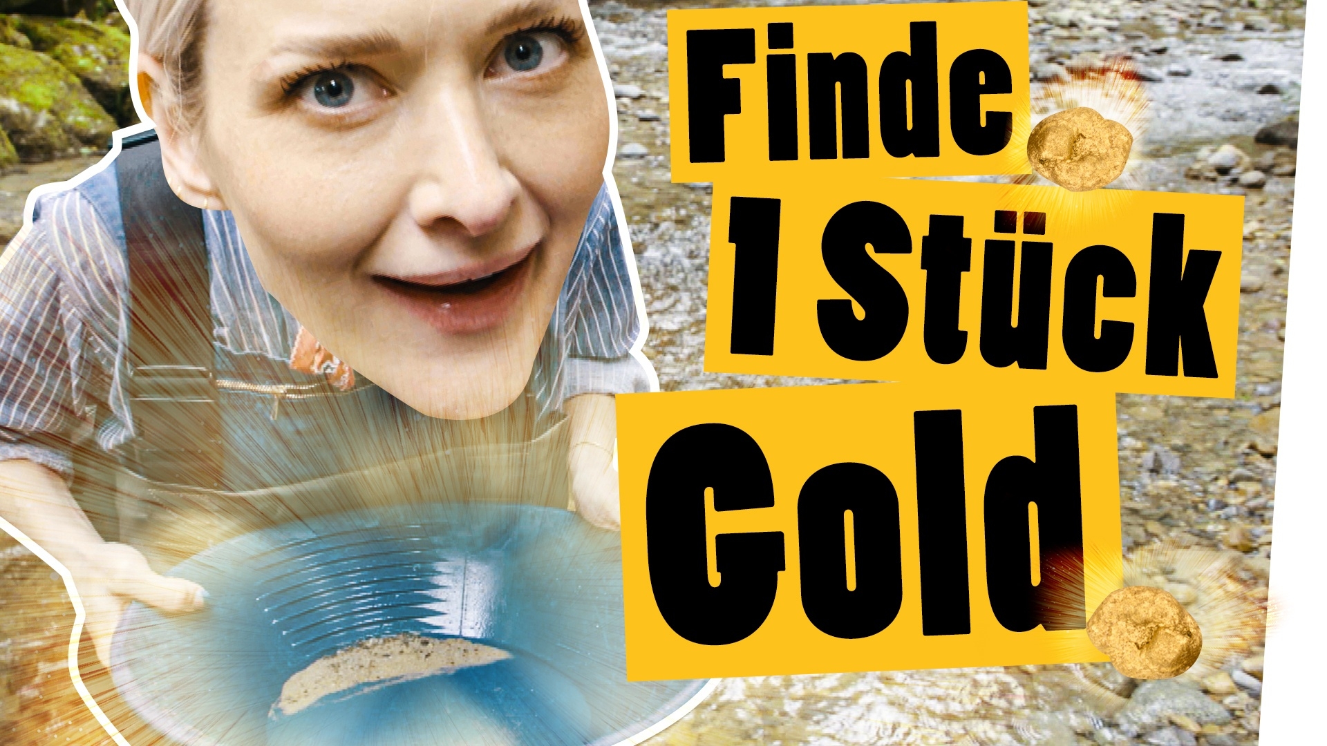 Finde Gold Im Fluss! - Die Goldgräber-Challenge || Das Schaffst Du Nie ...