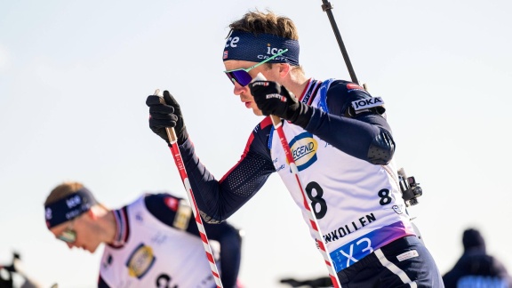 Sportschau Wintersport - Der Massenstart Der Biathleten In Oslo Im Re-live