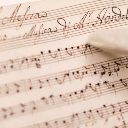 Partitur-Handschrift des Händel-Oratoriums "Messiah"