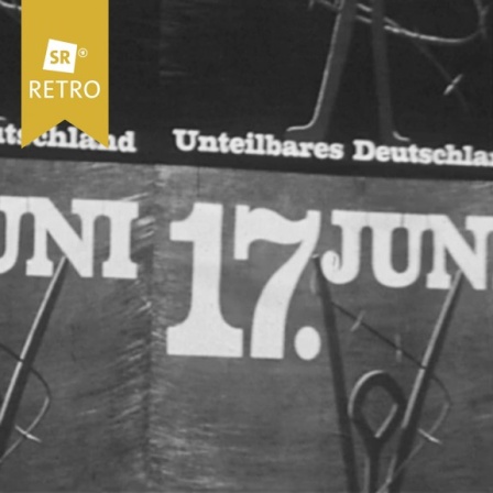 Plakat mit der Aufschrift: Unteilbares Deutschland. 17. Juni