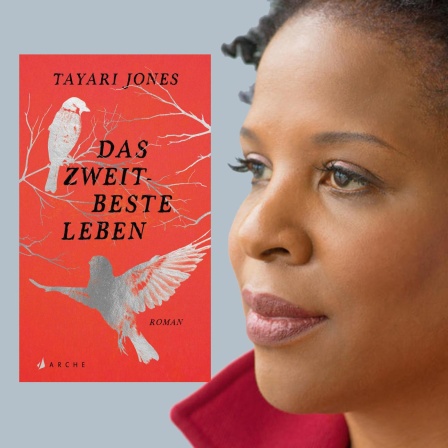 Buchcover "Das zweitbeste Leben" von Tayari Jones + Porträt Tyari Jones foto: Nina Subin + Arche Verlag