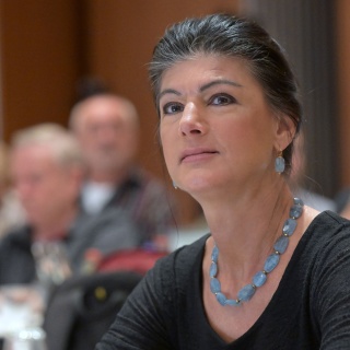 Sahra Wagenknecht, Parteivorsitzende vom Bündnis Sahra Wagenknecht (BSW) und Bundestagsabgeordnete, ist beim Landesparteitag des Bündnis Sahra Wagenknecht (BSW).