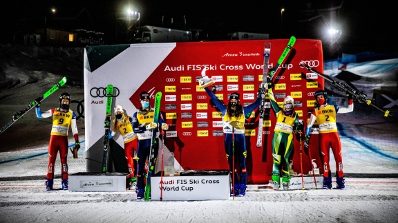 Sportschau - Skicross-teamwettbewerb In Arosa - In Voller Länge