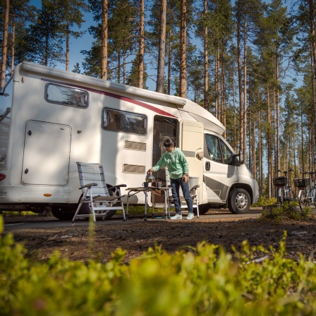 Familienurlaubsreise mit Wohnmobil