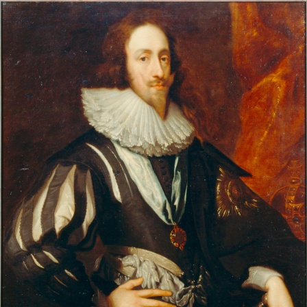 Bildnis von Karl I. von Großbritannien nach Anthonis van Dyck, Öl auf Leinwand
