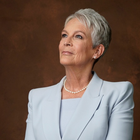 Porträt von Jamie Lee Curtis im Februar 2023