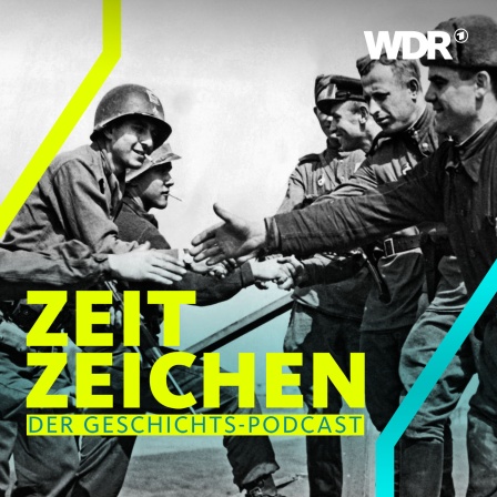 West Meets East On Elbe Bridge Torgau, Germany, April 25, 1945 American troops (left) reach out to grasp hands of soldie