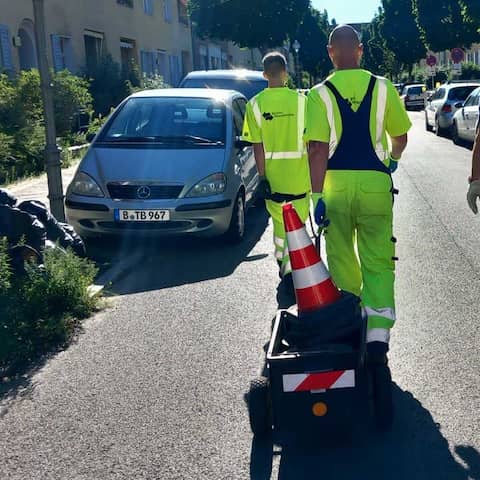 Schädlingsbekämpfer der Berliner Wasserbetriebe