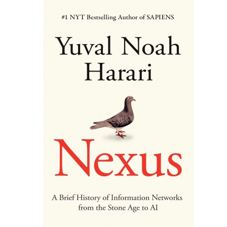 Dieses von Penguin Random House veröffentlichte Titelbild zeigt „Nexus: Eine kurze Geschichte der Informationsnetzwerke von der Steinzeit bis zur KI“ von Yuval Noah Harari