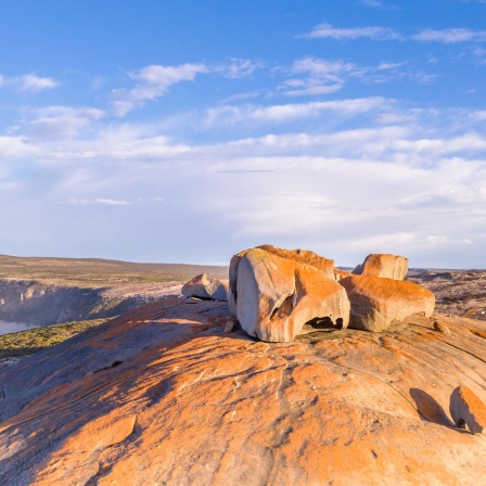 Uralte Felsen am Strand von Kangaroo Island