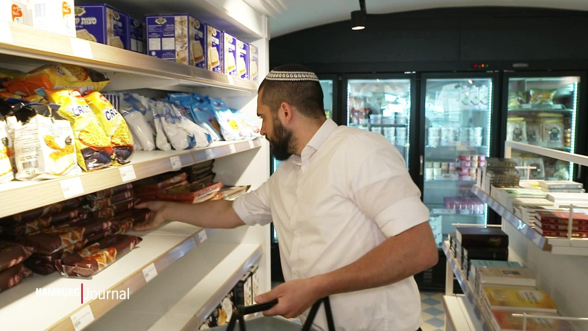 Hamburg Journal 'Kosher Supermarkt' im Hamburger Grindelviertel ARD