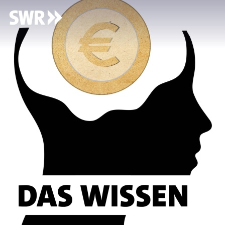 Silhouette eines Kopfes mit Euromünze im Gehirn (Illustration): Die Ratio setzt oft aus, wenn es ums Geld geht. Bei kleinen Summen sind wir knauseriger als bei großen. Nicht ausgegebenes Geld beim Schnäppchenkauf verbuchen wir als Gewinn. Und bei zunehmenden Verlusten gehen wir erst recht ins Risiko. Warum ist das so?