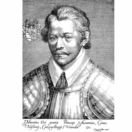 Johann Moritz von Nassau-Siegen, historische Zeichnung