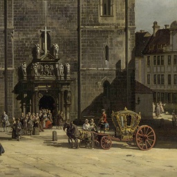 Historischen Gemälde der Dresdener Kreuzkirche, Bellotto
