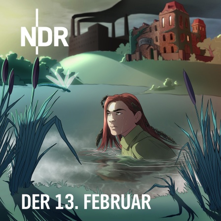 Cover des Kinderhörspiels "Der 13. Februar" von  Janine Lüttmann.