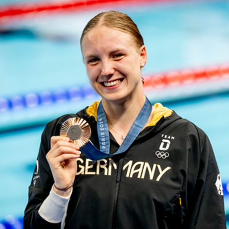 Isabel Gose, Bronzegewinnerin bei den Olympischen Spielen 2024, Paris, 31.07.2024. 