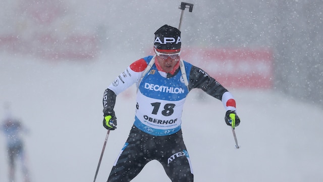 Tsukasa Kobonoki beim Biathlon-Weltcup in Oberhof