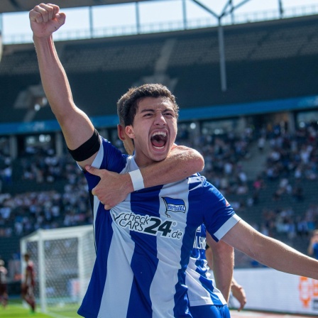 Jubel bei der Hertha