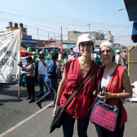 Elba Estrada (links) und Brigitte Fischer-Brühl