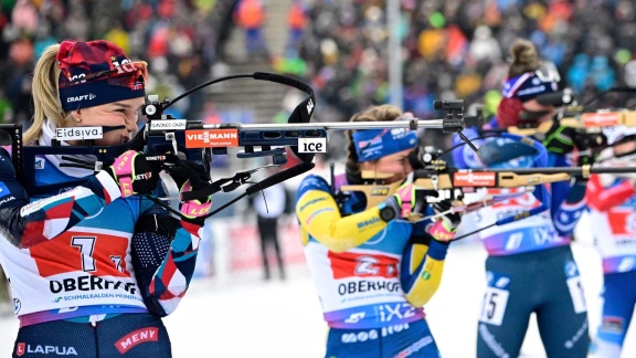 Sportschau Wintersport - Die Biathlon-staffel Der Frauen In Oberhof In Voller Länge