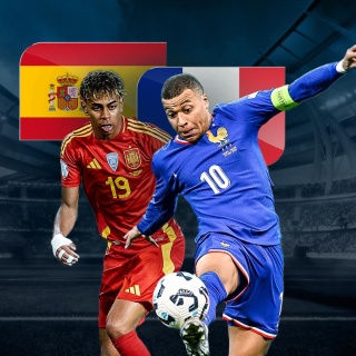 Grafik Spanien gegen Frankreich