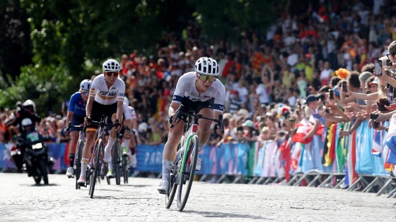 Sportschau Olympia 2024 - Radsport: Straßenrennen Der Frauen - Die Letzten Drei Kilometer