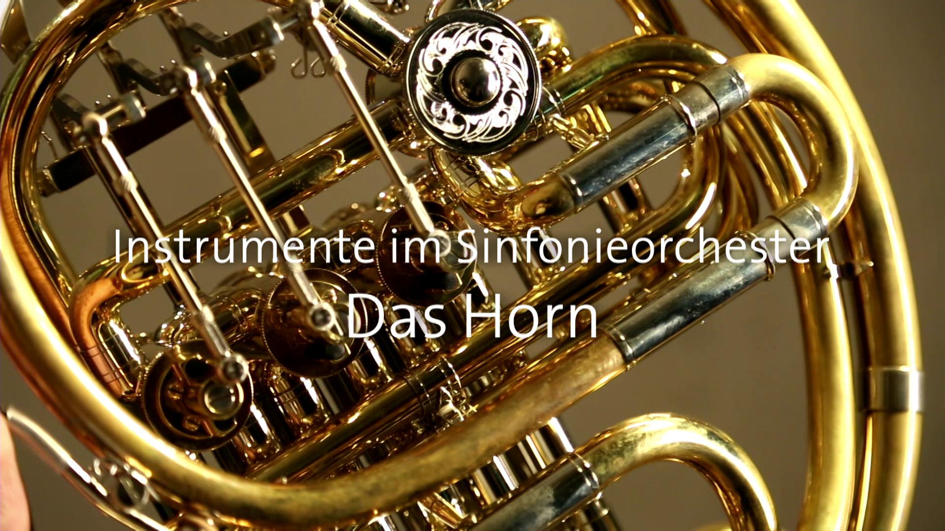 Schule Das Horn · Instrumente im Sinfonieorchester ARD Mediathek
