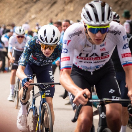 July 2, 2024, Col Du Galibier, Turin, France: Tadej Pogacar and Jonas Vingegaard attack of the race on Col du Galibier Col Du Galibier France