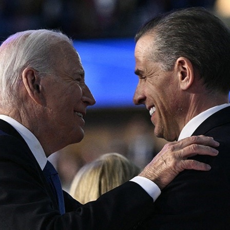 Joe und Hunter Biden 