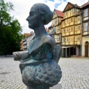 Skulptur Dorothea Erxleben in Quedlinburg